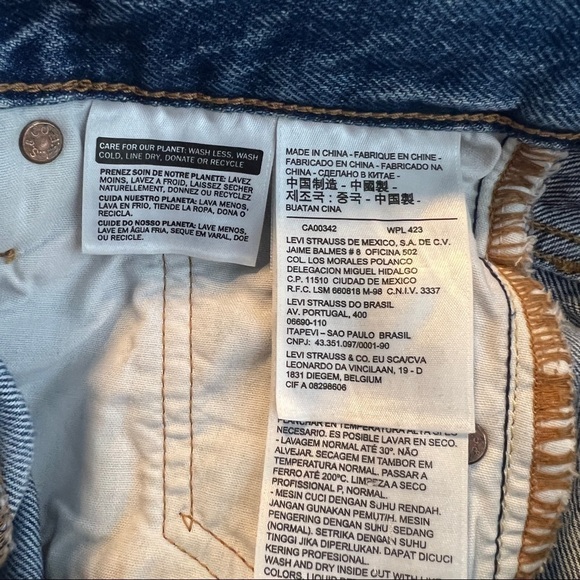 Levi’s 501 Distressed Skinny Jeans Old Hangouts NWT Free People - Picture 6 of 6